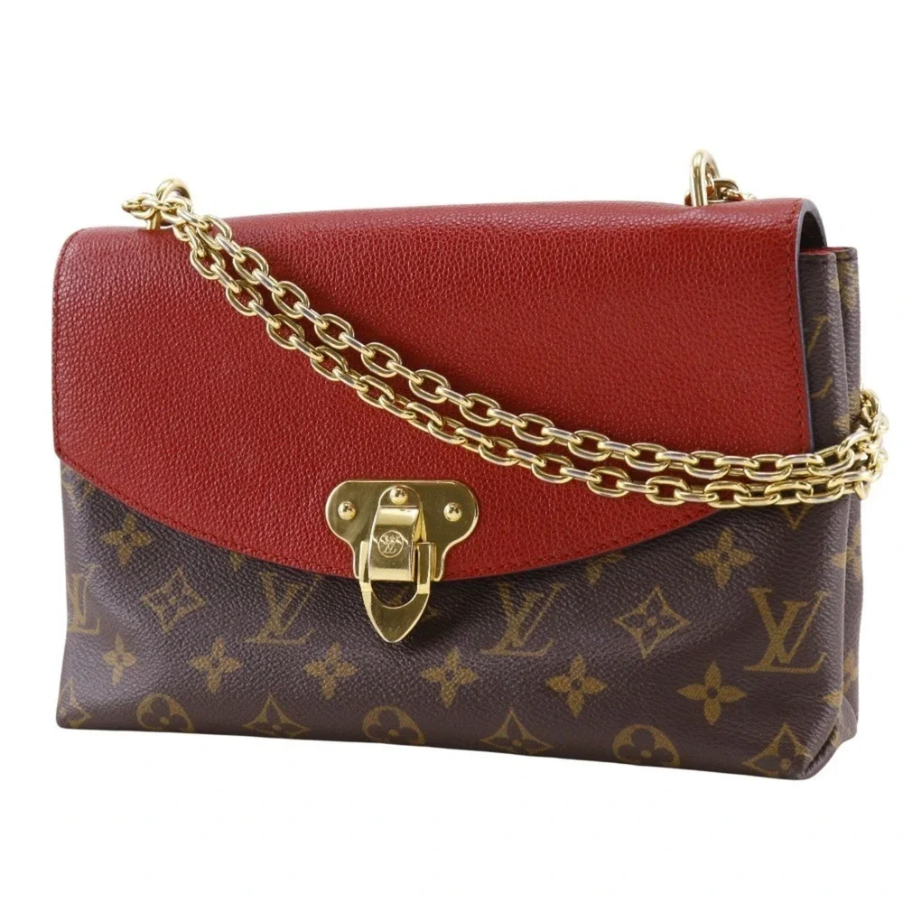 LOUIS VUITTON Authentic Brown Monogram Canvas Shoulder Bag